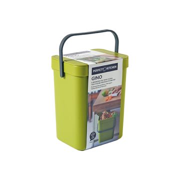 Pattumiera per rifiuti organici Perfetto capienza 5 L ''GINO'' muschio 29100