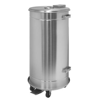 MEDIALINTERNATIONAL Contenitore a pedale Stagno - 90 L - Medial International