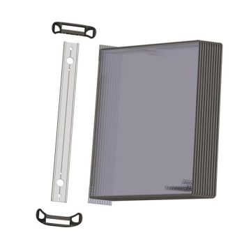 Kit leggio magnetico + 10 buste - A4 - nero - Tarifold