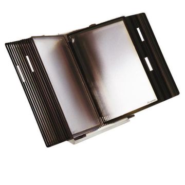 Leggio antibatterico da tavolo + 10 buste - A4 - nero - Tarifold