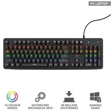 Tastiera pc TRUST GXT 863 MAZZ MECHANICAL KEYBOARD IT - 24202
