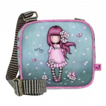 Gorjuss.Mini borsa a tracolla- Cherry blossom. 16,5x15x6,5cm
