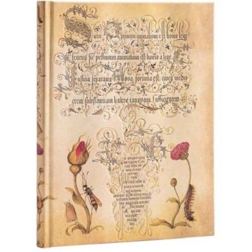 Paperblanks- Taccuino pagina bianca, copertina rigida ,cm 18x12- Mira botanica