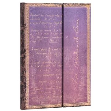 Paperblanks- Taccuino pagina riga, copertina rigida ,cm 18x12- Marie Curie