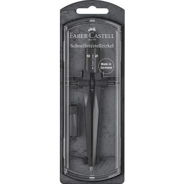 Compasso balaustrone Faber-Castell, color nero