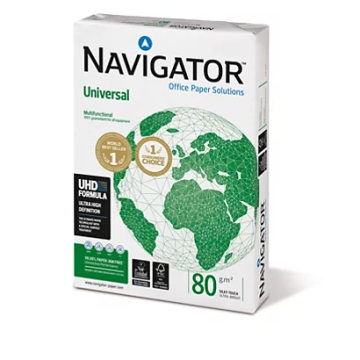 Carta per stampanti NAVIGATOR UNIVERSAL A3 80G/MQ bancale 120 risme