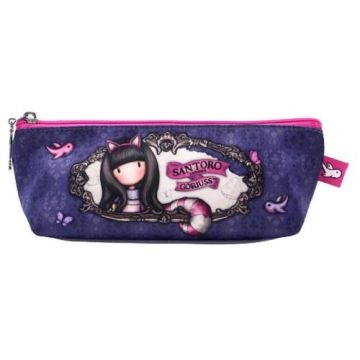 Gorjuss - Astuccio con zip- Cheshire cat. Santoro
