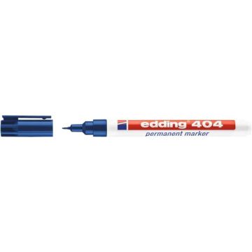 Marcatore permanente edding 404 punta conica 0,75 mm blu 4-404003