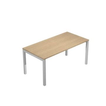 Scrivania per open space Artexport Bridge 120x80x72,5 cm - piano rovere - fianchi in metallo - SOL120-C