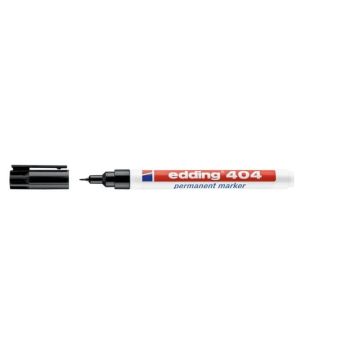 Marcatore permanente edding 404 punta conica 0,75 mm nero 4-404001