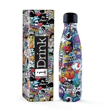 Bottiglia borraccia tripla parete 500ml. GRAFFITTI.Total Juggling