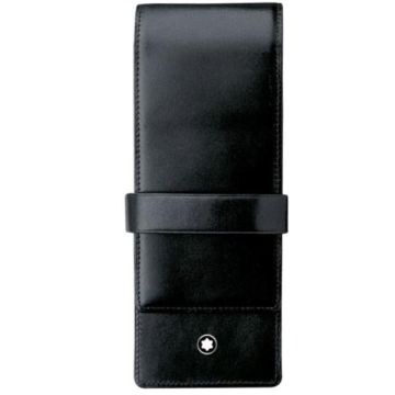 MONT BLANC MST 1 PEN POUCH CLASP BLACK
