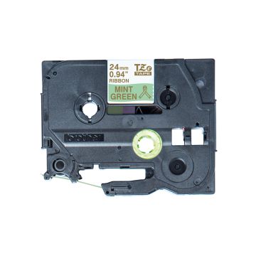 BROTHER NASTRO TESSUTO ORO VERDE MENTA 24MM