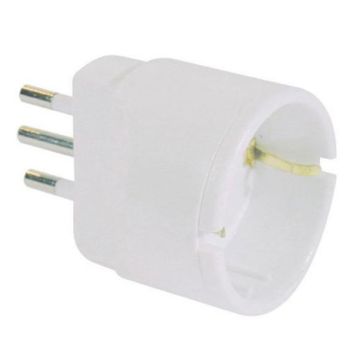 Adattatore Mel Family shuko 1 bianco 492519623