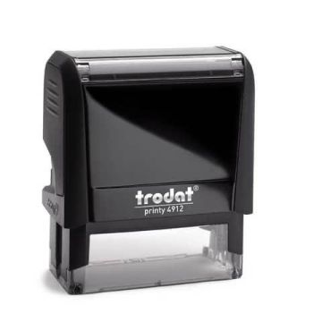 Timbro di testo PERSONALIZZATO Trodat Printy 4912 fino a 5 righe - dimensione max personalizzazione 47x18 mm - 11663