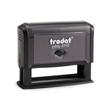 Timbro di testo PERSONALIZZATO Trodat Printy 4918 fino a 3 righe - dimensione max personalizzazione 75x15 mm - 20718