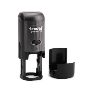 Timbro di testo PERSONALIZZATO Trodat Printy 46019 fino a 4 righe - dimensione max personalizzazione Ø19 mm -14084