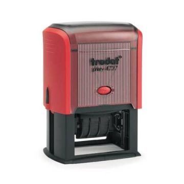 Datario con testo PERSONALIZZATO Trodat Printy 4727 fino a 3+3 righe dimensione max personalizzazione 60x40 mm - 181808