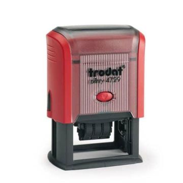 Datario con testo PERSONALIZZATO Trodat Printy 4729 fino a 2+2 righe dimensione max personalizzazione 50x30 mm - 181809