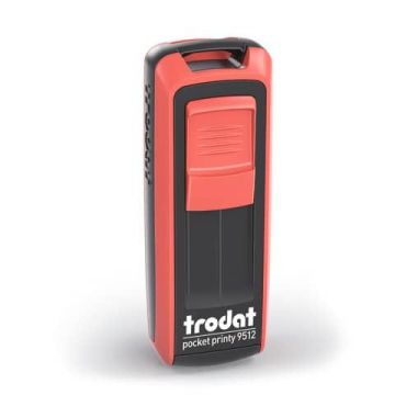 Timbro di testo tascabile PERSONALIZZATO Trodat Pocket Printy 9512 dimensione max pers.ne 47x18 mm - fino a 5 righe 183353