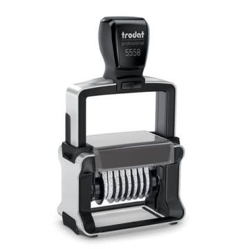 Timbro numeratore PERSONALIZZATO Trodat Professional 55510/PL 10 numeri -56x33 mm - fino a 3+3 righe - 133898