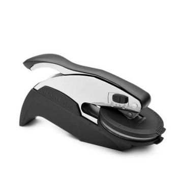 Timbro a secco PERSONALIZZATO Trodat Ideal Seal 970051/LS Cromo - pressa Ø51 mm - con borsa deluxe - 185417