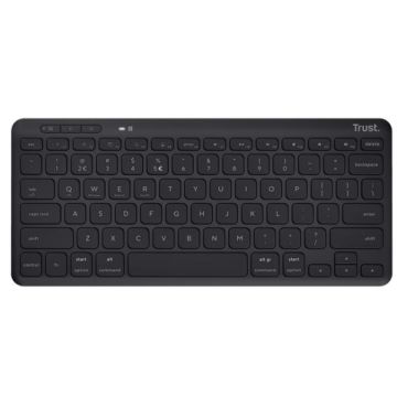 Tastiera wireless compatta multidispositivo Trust Lyra nero 24708