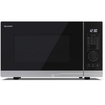 SHARP MICRO GRILL 25L SEMIDIGIT SILVER