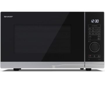 SHARP MICRO GRILL 28L SEMIDIGIT SILVER