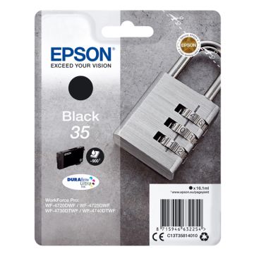 EPSON CARTUCCIA INCHIOSTRO NERO SERIE 35 LUCCHETTO T3581
