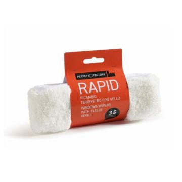 Ricambio tergivetro con vello Perfetto ''Rapid'' 35 cm 26651