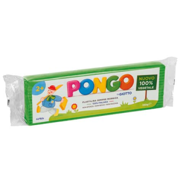 Panetto di plastilina vegetale modellabile 350 g Pongo verde chiaro F603508