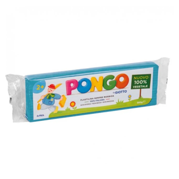 Panetto di plastilina vegetale modellabile Pongo 350 g - ciano F603512