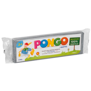 Panetto di plastilina vegetale modellabile 350 g Pongo argento F603513