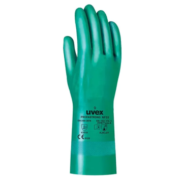 Guanti protettivi PROFASTRONG NF33 - rischi chimici - verde Uvex TG. 8 6012202