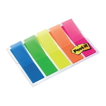 Segnapagina removibili Post-it Index Mini full color con dispenser fluo assortiti Confezione da 100 - 683-HF5EU