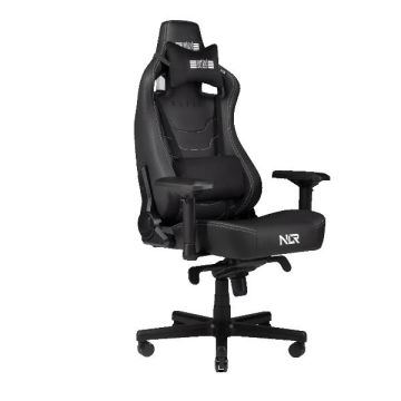 NEXT LEVEL RACING ELITE CHAIR BLACK LEATHER