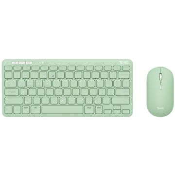 TRUST LYRA WL KEYBOARD & MOUSE IT GREEN