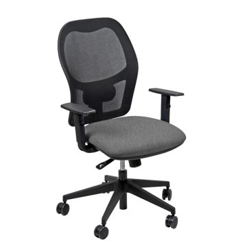 Seduta ergonomica Hubble - tessuto post consumo - grigio - Unisit