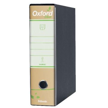 Registratore commerciale Esselte Oxford Green con custodia 23x30 cm 100% carta riciclata dorso 8 cm - 397830501