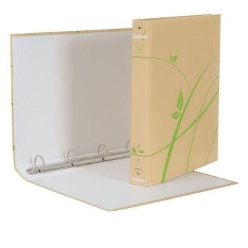 Raccoglitore ad anelli Esselte Oxford Green D30 f.to 22x30 cm 100% carta riciclata avana - 397850502