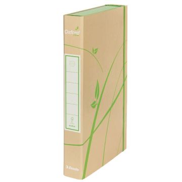 Cartella portaoggetti con elastico Esselte Oxford Green A4 100% carta riciclata dorso 4 cm - 397850503