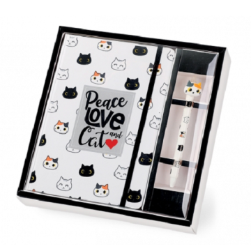 Set notebook A5+ penna cancellabile  - CAT - ITOTAL