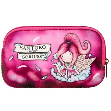 Santoro Gorjuss - Porta monete IN NEOPRENE con zip- Fire in my heart