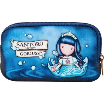 Santoro Gorjuss - Porta monete IN NEOPRENE con zip- WALKING ON THE WATER