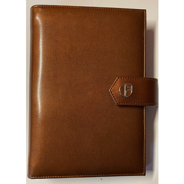 Agenda media  organiser 4 anelli. Anno 2024 . mis.9.5x17cm. Capricorno rame