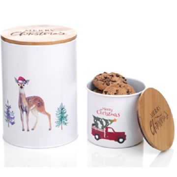 Barattoli Natalizi per biscotti- Linea Pazzidea