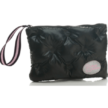Pochette con maniglia  imbottita , con portachiavi, Royal bubble