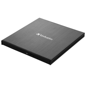 Masterizzatore CD/DVD esterno Verbatim slimline USB C Nero 43886