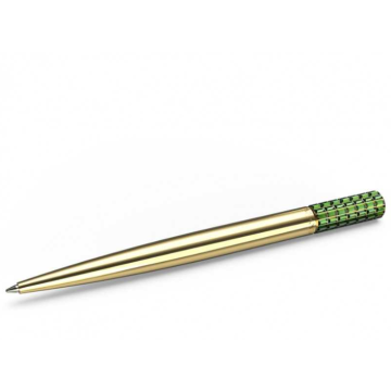 Penna sfera Swarovski in cristallo verde con placcatura oro-  Lucent donna-